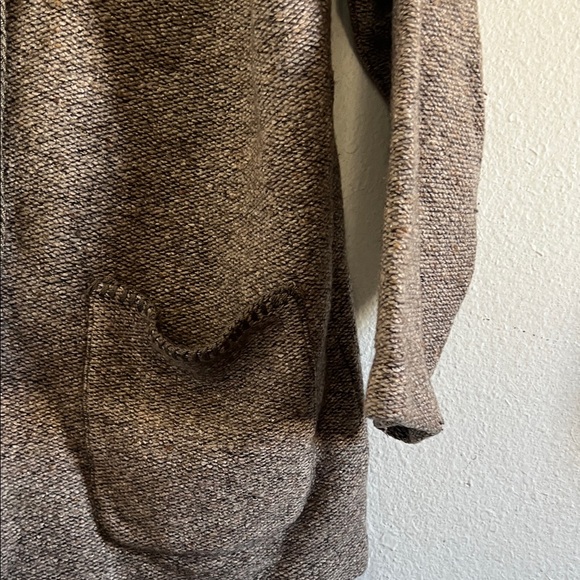 MARC AUREL VITAGE Brown Knit Button-Up Blazer - Picture 7 of 8